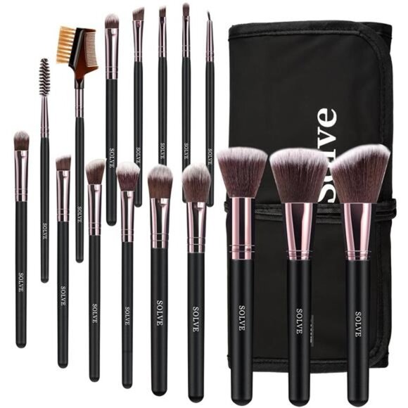 Makeup Brushes Professional 16pcs Brushes Set with case๏ผface makeup brushes set - Picture 1 of 8